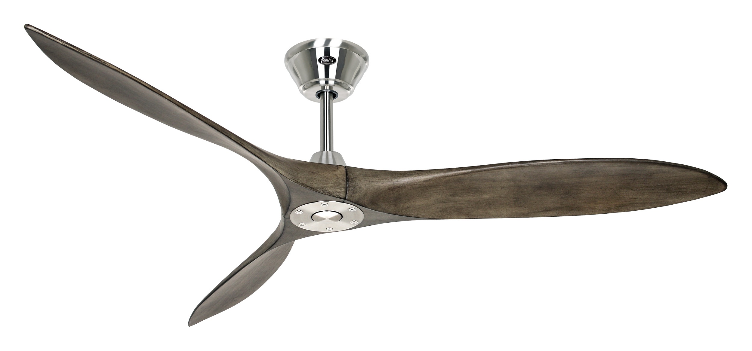 CasaFan Deckenventilator ECO AIRSCREW 152 Chrom gebürstet - Grey washed