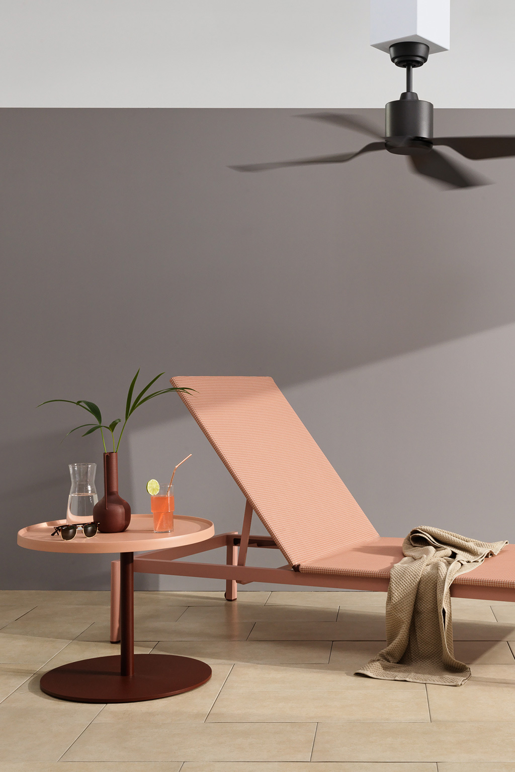 Outdoor Ventilator Terasse mit Liege